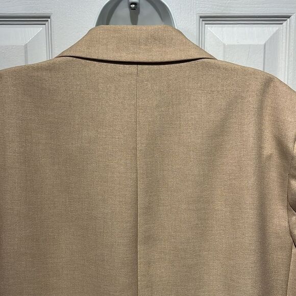 ASOS Tan/Gold Lined Oversized Fit (see measurements) Blazer Size 6 NWT‎ - Picture 7 of 15